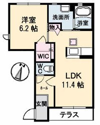 ビオラ天山の物件間取画像